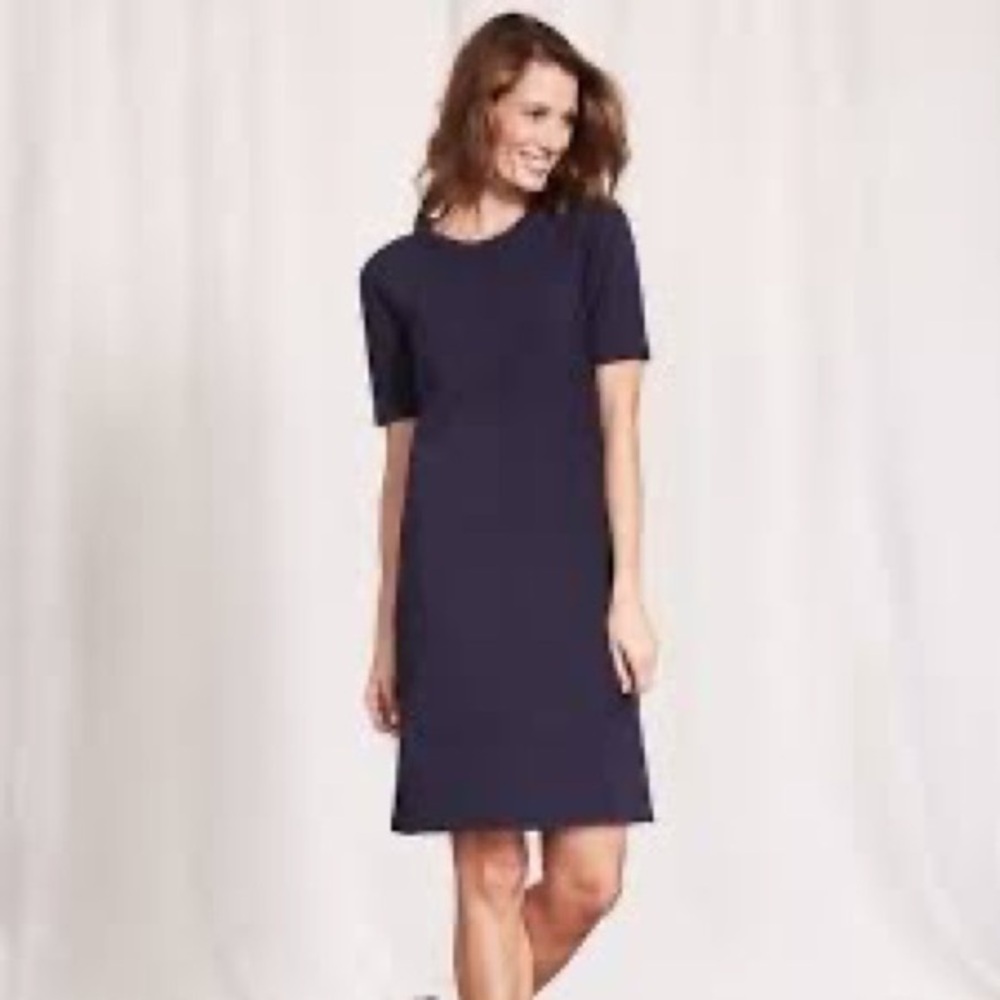 Boden Hattie Shift dress, WW111, navy blue, US2R